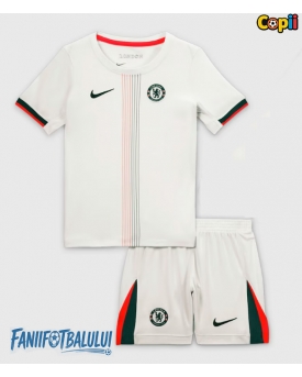 Chelsea Echipament de Fotbal Replică 2025-26 Copii Deplasare (+ Șorturi)